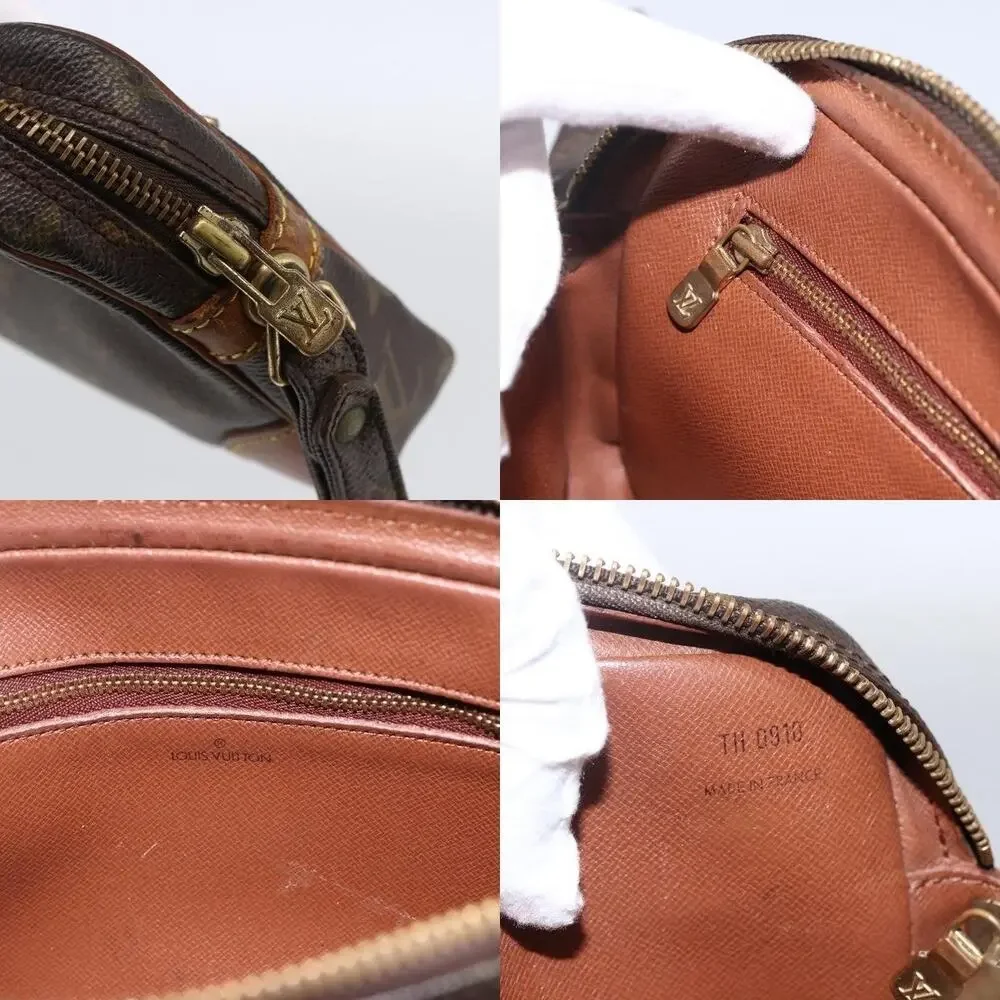 Louis Vuitton Monogram Marly Dragonne GM Clutch Bag Brown